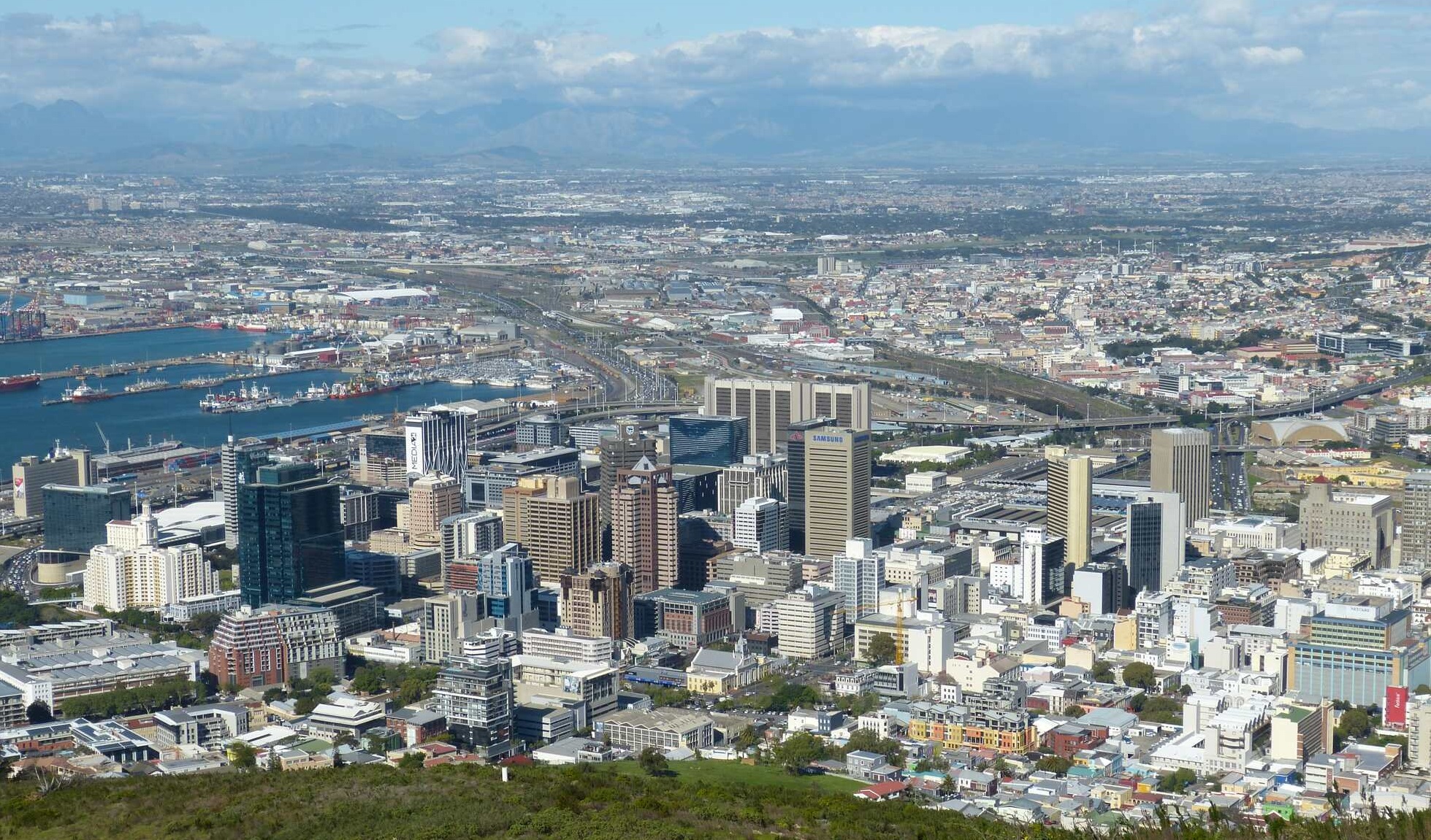 Cape Town CBD seen from Signal Hill