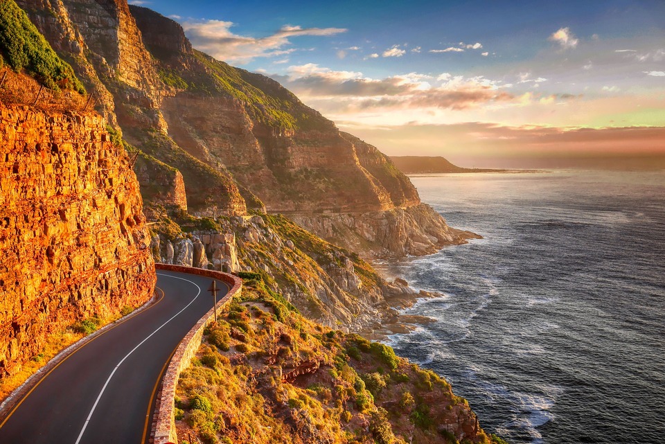 Chapmans Peak Drive in Cape Town
